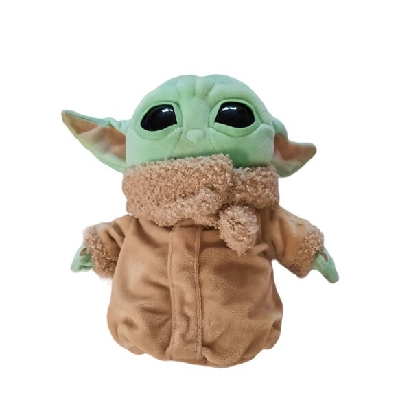 Star Wars Mandalorian The Child Baby Yoda Plush Doll by Mattel 8" Polyester Fibe - Picture 1 of 6